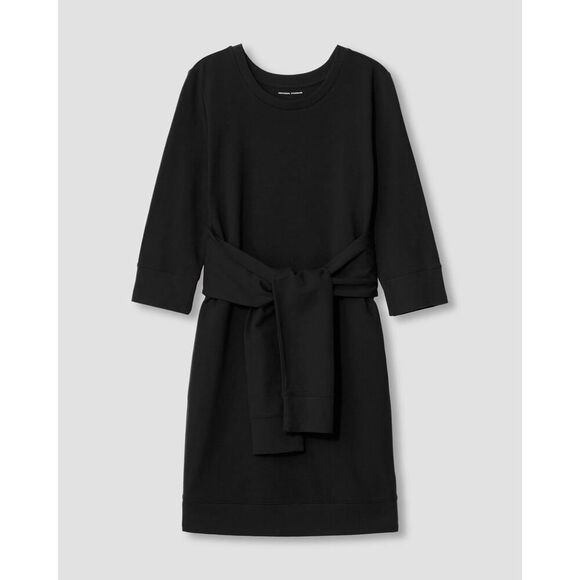 NWT UNIVERSAL STANDARD Classic Light Terry Cloth Tie Sweatshirt Dress - Picture 14 of 15